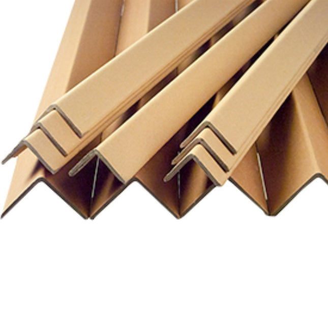 Esquinero de cartón de 2" x 2" x 60" con grosor de .120 – Empacados, caja con 50 piezas