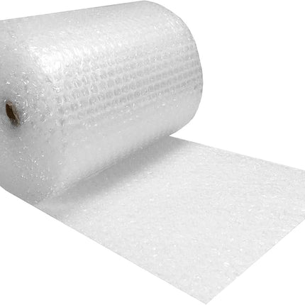 Plástico burbuja de 125 pies x 12 pulgadas x 1/2 pulgada con burbujas grandes, perforado cada 12 pulgadas.