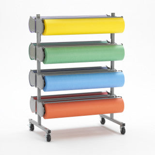 Dispensador Cortador Horizontal de Papel de Lujo de 36" para Ocho Rollos Rola-Rack - Ensamblado