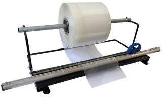 Dispensador de tubo de polietileno de 6" con cortador deslizante