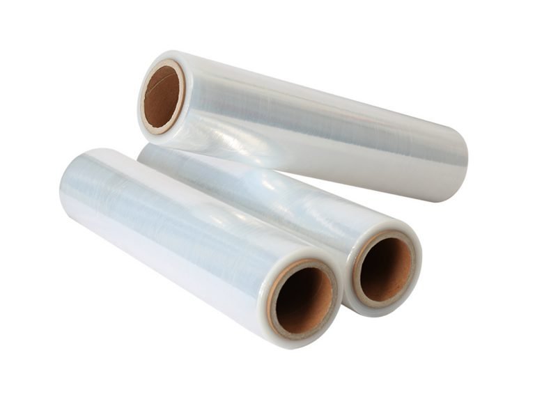 Stretch Film 18" x 1200' x Cal 70 Transparente para dispensador Manual - Paquete con 4 Rollos